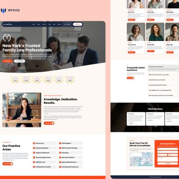 LawFlow – Law & Legal Landing Page for Lead Generation