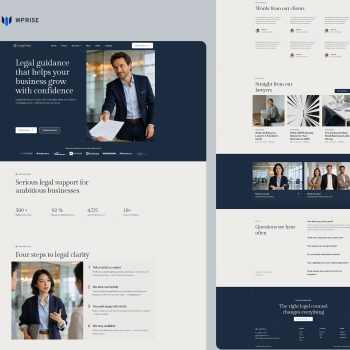 LegalStep – Law & Legal Clinic Elementor Template