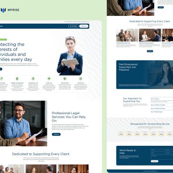 LegalTeam – Law & Legal Landing Page for Lead Generation