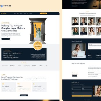ProLegal – Law & Legal Landing Page for Lead Generation