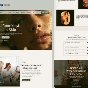 SkinRevive – Skincare Landing Page for Lead Generation